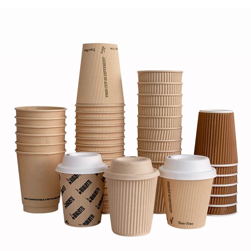 A726da2f57477426bbf35087247487a1eg.webp Eco-Friendly Compostable Biodegradable Water Barrier Paper Cup No PE No PLA Customizable for Wine Mineral Water Tequila Whisky - Image 1