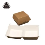 Top Selling Eco Friendly  Disposal Corrugated Paper Clamshell Dinner Hotdog Food Box - Image 3