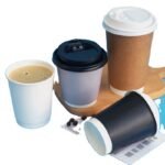 Paper Cup Grey Eco Disposal Hot Beverage Double Wall Kraft  ECO Friendly - Image 2