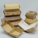 Disposal Corrugated Paper Food Container Accept Eco Friendly Fast Food Paper Kraft Paper Private Printing Cake Packaging CN;FUJ – Image 2