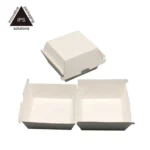 Top Selling Eco Friendly  Disposal Corrugated Paper Clamshell Dinner Hotdog Food Box - Image 2
