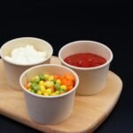 2oz 3.5oz 5oz Compostable Paper Sauce Cups with Lids - Leak-Proof & Eco-Friendly Portion Cups - Image 2