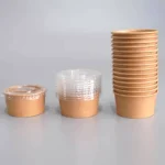 Fibre Disposal Paper Cups Eco Friendly Bamboo Pe Coated/pla Coated /aqueous Coated Plastic Free Food Grade Paper Disposable – Image 2
