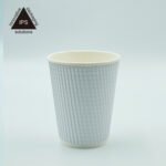 Triple Wall Ripple Paper Cup for Coffee | Eco-Friendly Disposable Coffee Cup - Image 4