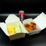 Disposal Corrugated Paper Food Container Accept Eco Friendly Fast Food Paper Kraft Paper Private Printing Cake Packaging CN;FUJ - Image 5