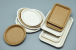 Sturdy Disposal  Water Based Coating  Triple Layer Corrugated  Paper Plates Oil Resistance - Imagen 5