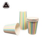 20oz 22oz 24oz Take Out Disposal Milkshake Ice Cold Beverage Paper Cup with Lids