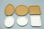 Sturdy Disposal  Water Based Coating  Triple Layer Corrugated  Paper Plates Oil Resistance - Image 3