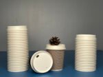 Customizable Anti-leak Sustainable Aqueous Coating Paper Lids for Hot Drink (80mm Cups) - Imagen 4