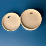 Customizable Anti-leak Sustainable Aqueous Coating Paper Lids for Hot Drink (80mm Cups) - Imagen 3