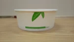 PLA Coating Take Away 8oz Paper Soup Bowl with Lid - Image 3