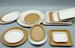 Sturdy Disposal  Water Based Coating  Triple Layer Corrugated  Paper Plates Oil Resistance - Image 4