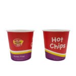 Newly Style Take Out Disposable Hot Chips Paper Cup – Image 5