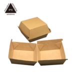 Eco-Friendly Corrugated Clamshell Food Box | Hotdog, Burger & Dinner Container - Image 4