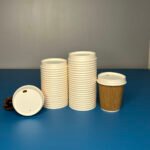 Customizable Anti-leak Sustainable Aqueous Coating Paper Lids for Hot Drink (80mm Cups) - Imagen 2