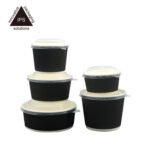 Good Selling Russian  Triple Wall Ripple Take Away Ripple Paper Bowl with Plastic Lids – Image 4