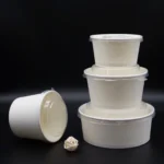 Zeroleak Paper Bowl Cake Packaging Corrugated Paper Cupcake Paper for Street Free Design Single Wall and Ripple Wall Black - Image 6